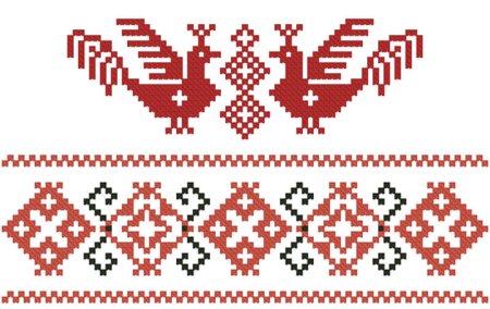 Мордовский национальный орнамент финно-Угория