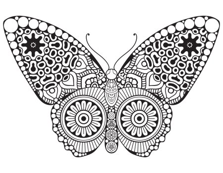 Орнаменты и узоры с бабочками