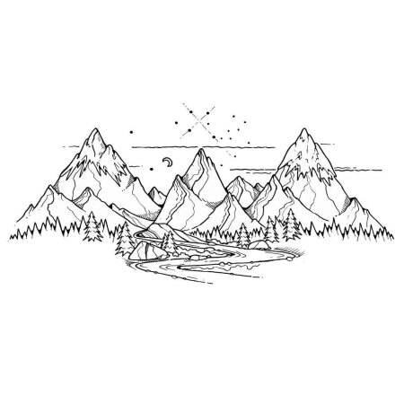 Горы Графика