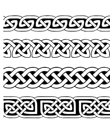 Скифский орнамент плетенка