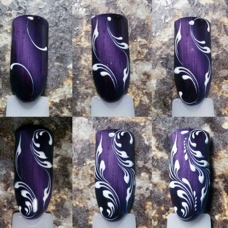 Вензеля на ногтях