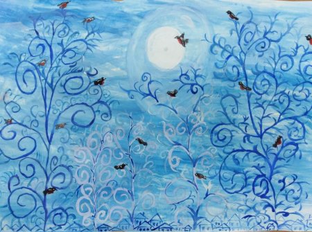 Детский конкурс рисунков зимние узоры