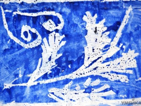 Морозные узоры рисование