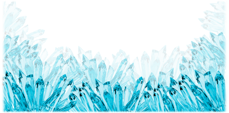 Ледяная рамка на прозрачном фоне