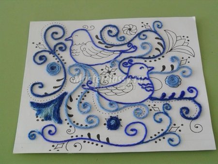 Морозные узоры рисование