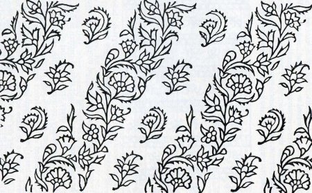 Растительный узор Индия