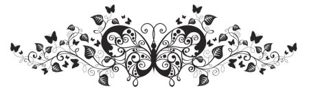 Красивый горизонтальный орнамент