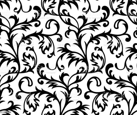 Узор бесшовный черно белый