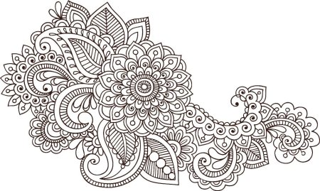 Турецкий огурец узор мехенди