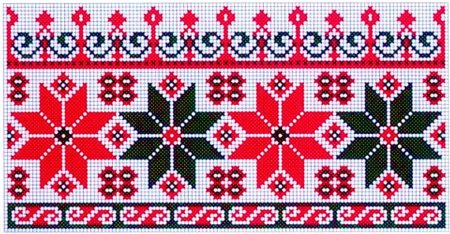 Вышивка крестом Мордовский орнамент