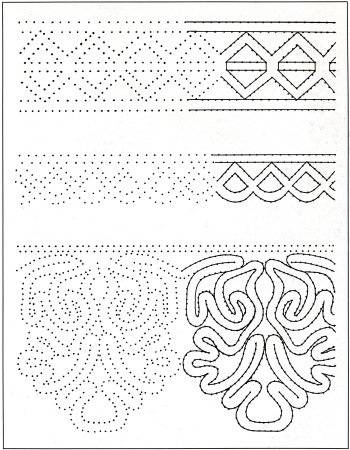 Рисование кружева