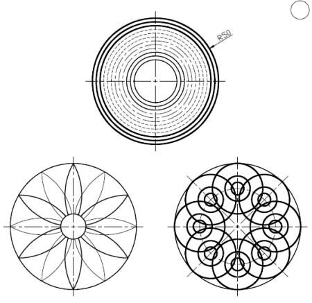 Композиция из окружностей