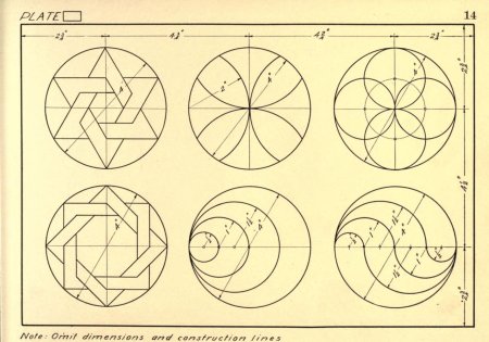 Построение орнамента в круге