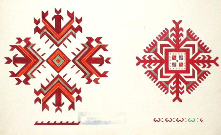 Мордовский эрзя национальный узор