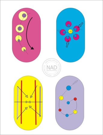 Схемы рисунков на ногтях