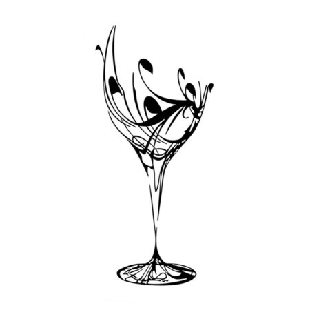 Стилизованный бокал