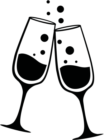 Трафареты для бокалов