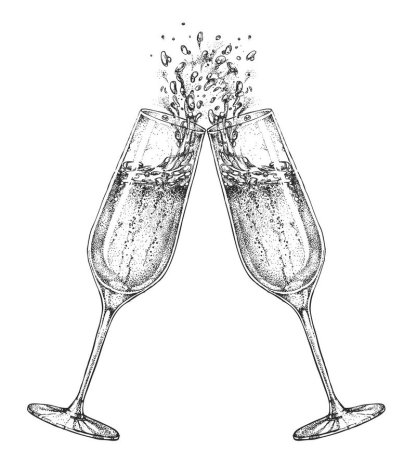 Бокалы с шампанским