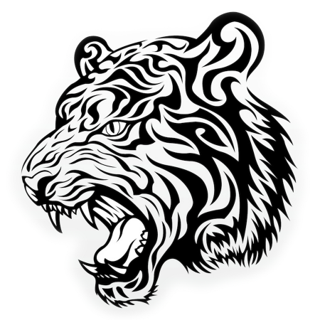 Трайбл голова тигра