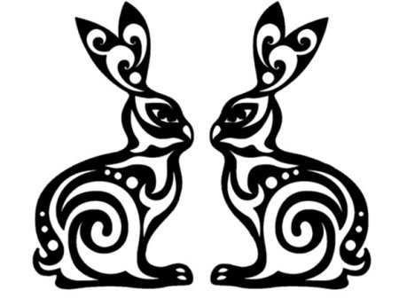 Заяц орнамент