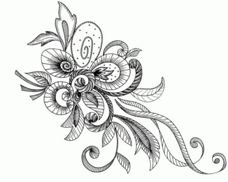 Узоры для люневильской вышивки