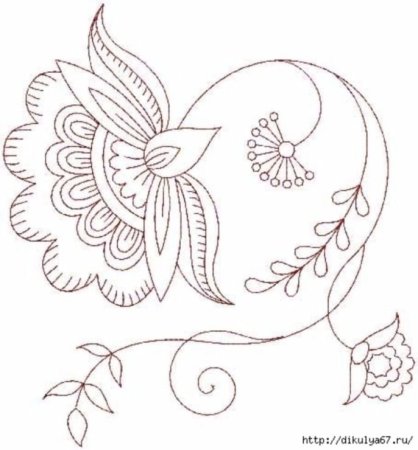 Узоры для вышивки гладью