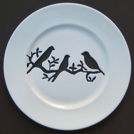 Рисование на тарелках