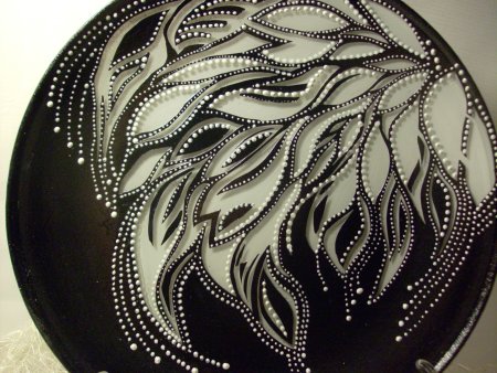 Расписной Жостовский поднос эскиз