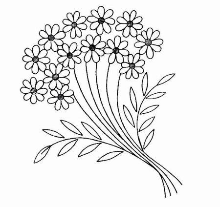 Трафареты цветов для вышивки