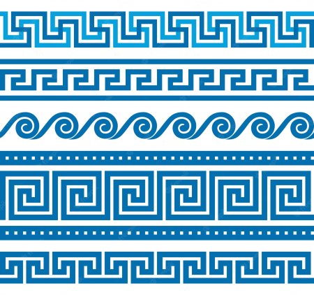 Древнегреческий орнамент Меандр