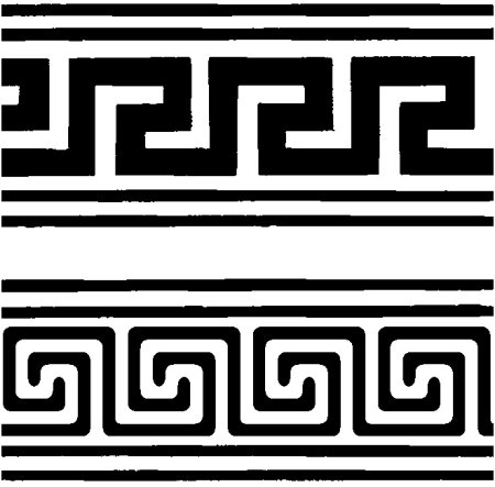 Древнегреческий орнамент Меандр