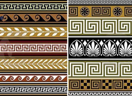 Древнегреческий узор Меандр