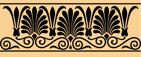 Древнегреческий орнамент Пальметта