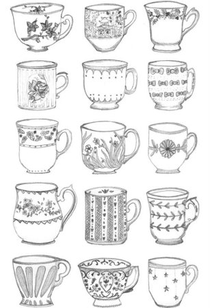 Чашка эскиз