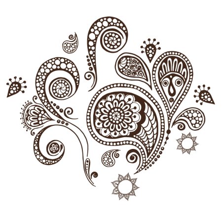 Менди мехенди эскизы