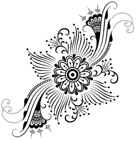 Роспись хной эскизы