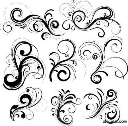 Узоры закорючки