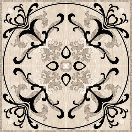 Панно Valentino scuro Roseton 120x120