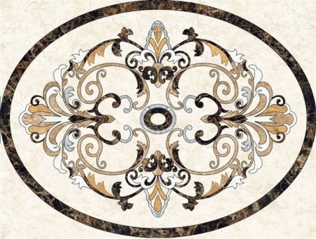Infinity Ceramic Tiles Valentino Chiaro Roseton Chiaro 120х120