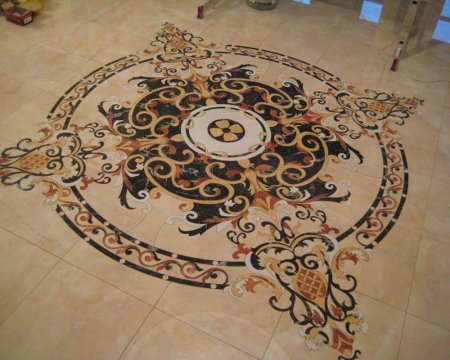 Панно на пол из керамогранита