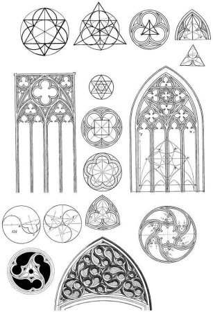 Масверк орнамент Готика архитектура