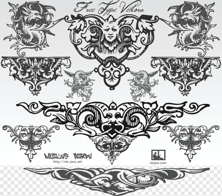 Узоры в готическом стиле