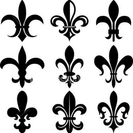 Геральдическая Лилия (fleur-de-Lis)