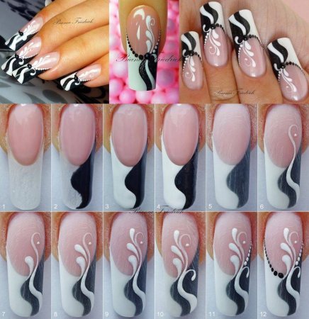 Красивый маникюр абстракция