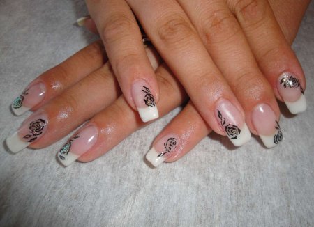 Оригинальный френч с рисунком