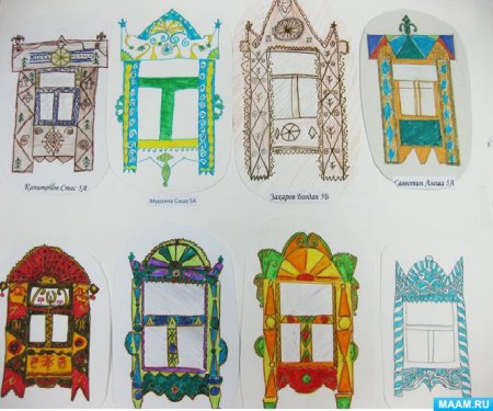 Наличники аппликация