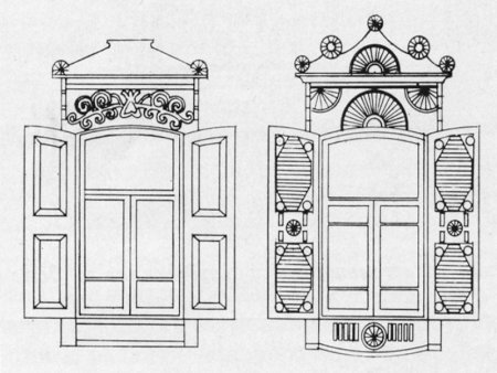 Наличники на окна рисунок