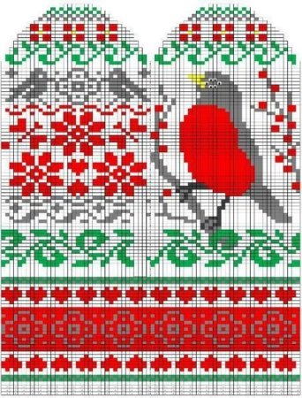 Орнамент для варежек