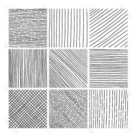 Графические упражнения штриховка