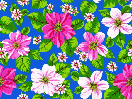 Ткань в цветочек